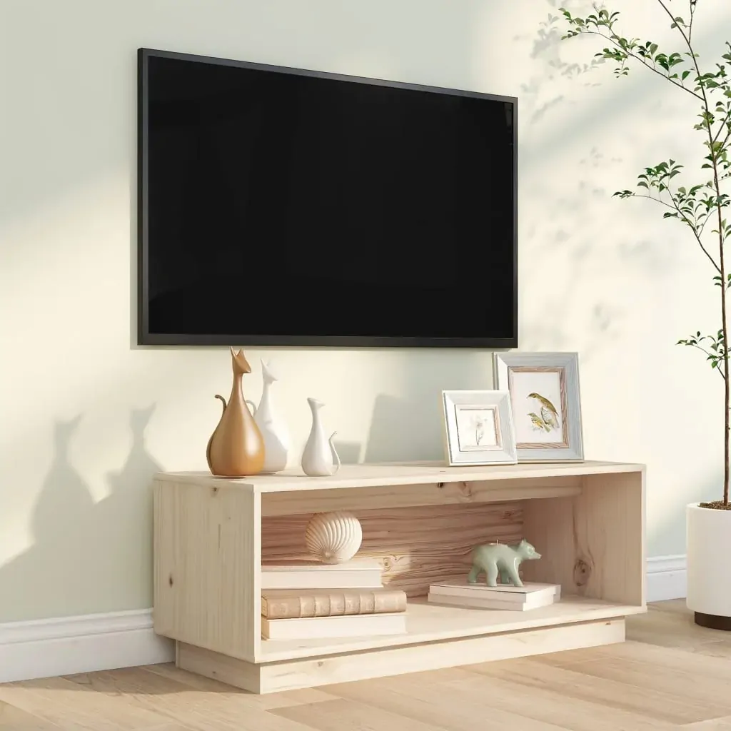 Olean TV Cabinet 90x35x35 cm Solid Wood Pine Price