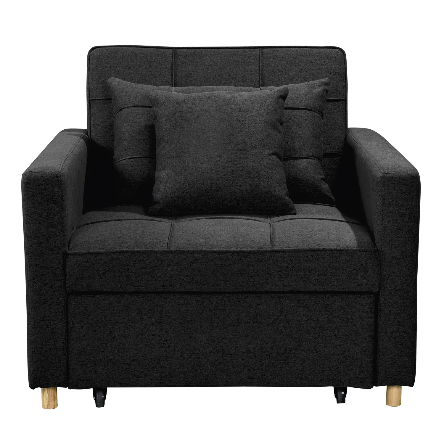 Suri 3-in-1 Convertible Lounge Chair Bed by Sarantino Price