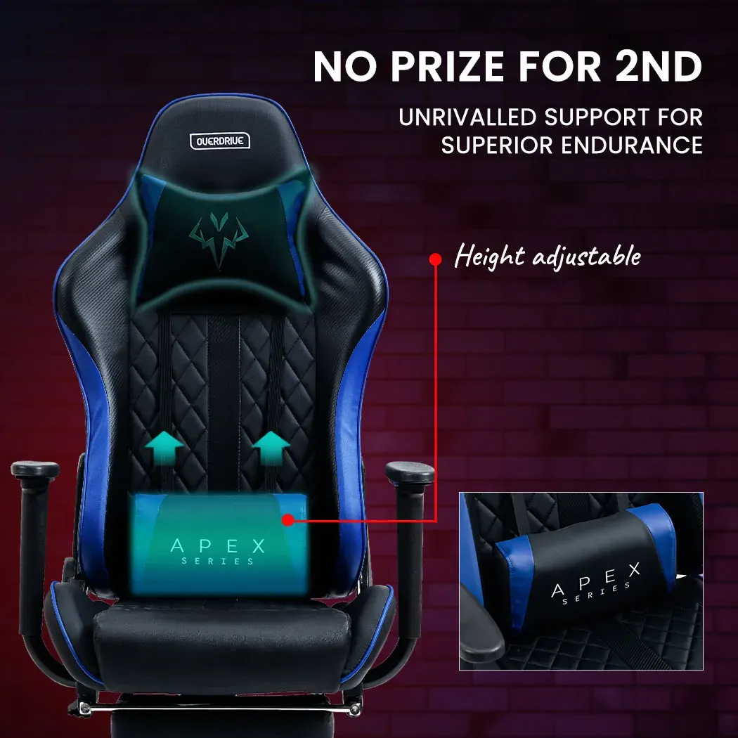 Apex Series Reclining Gaming Ergonomic Office Chair with Footrest Price