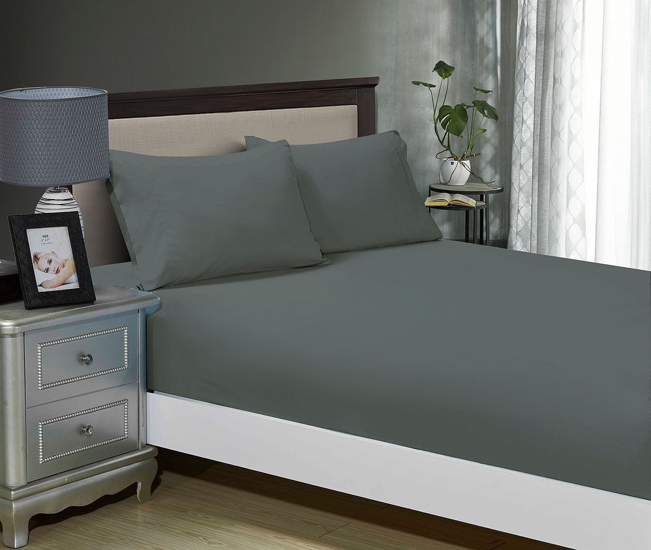 1000TC Ultra Soft Fitted Sheet & Pillowcase Set - Single Size Bed Price