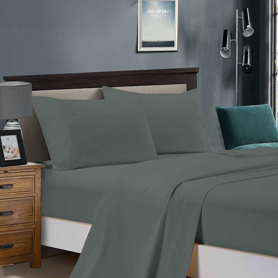 1000TC Ultra Soft King Single Size Bed Flat & Fitted Sheet Set Price