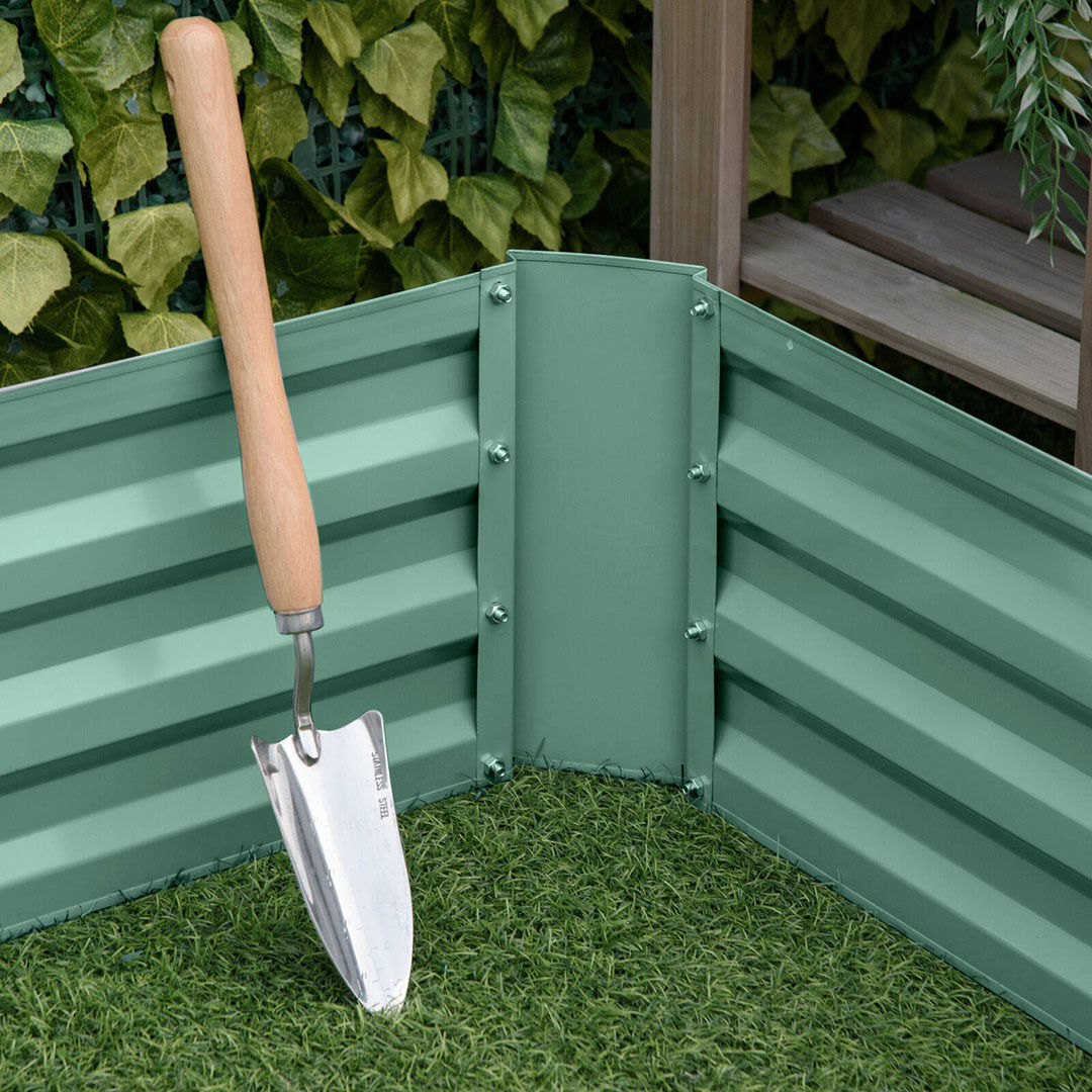 60cm Hexagon Shape Galvanised Raised Garden Bed Vegetable Herb Flower Outdoor Planter Box Price