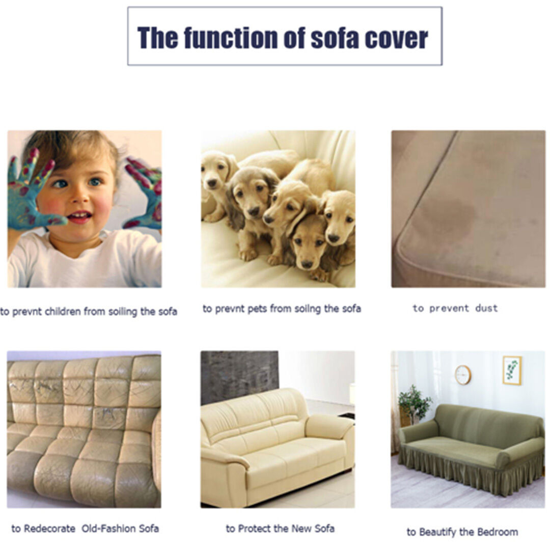 Checkered Sofa Cover Couch Protector High Stretch Lounge Slipcover Home Decor Price