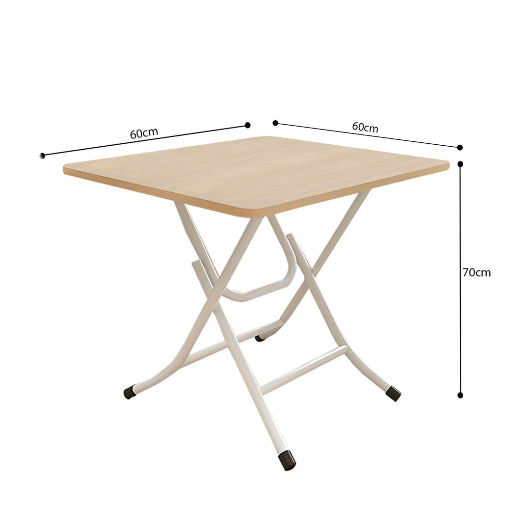Dining Table Portable Square Surface Space Saving Folding Desk Home Decor Price