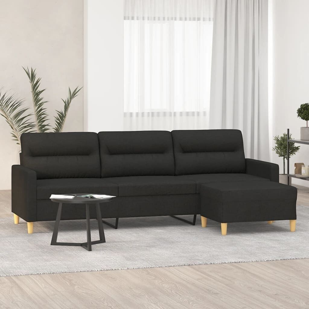 Highlands 3-Seater Sofa with Footstool Fabric Price