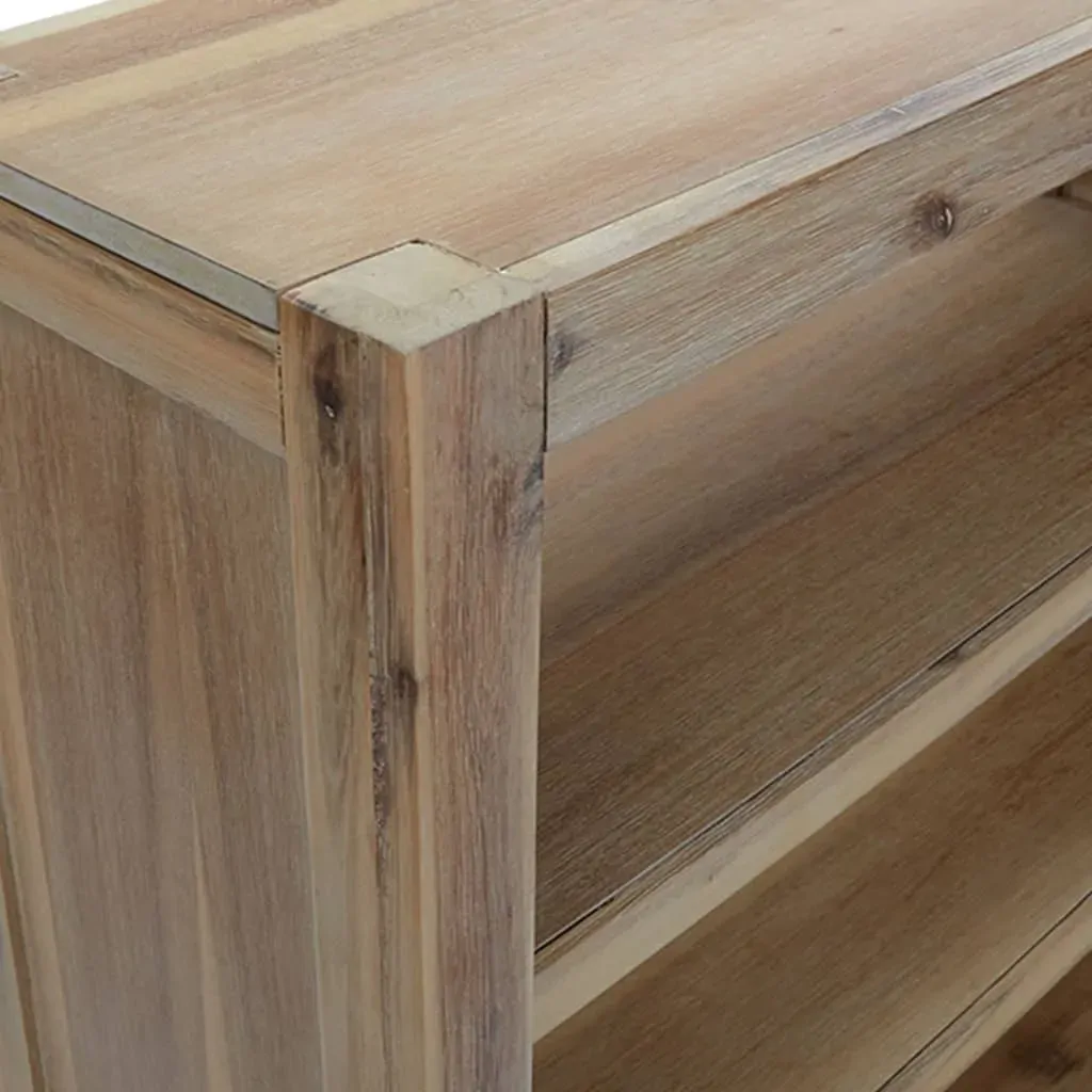 7-Tier Bookcase Solid Wood Acacia Price