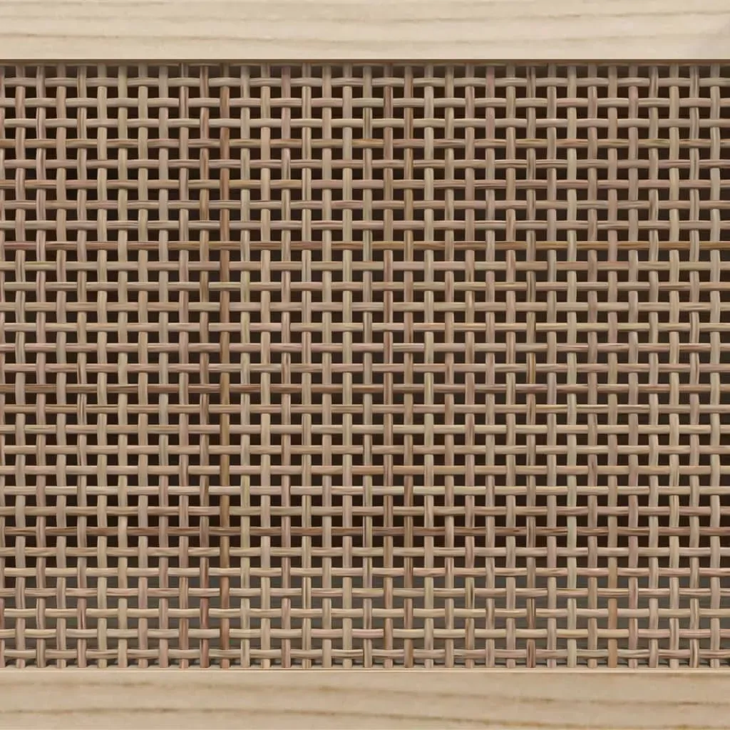 Sideboard 60x30x70 cm Solid Wood Pine and Natural Rattan Price