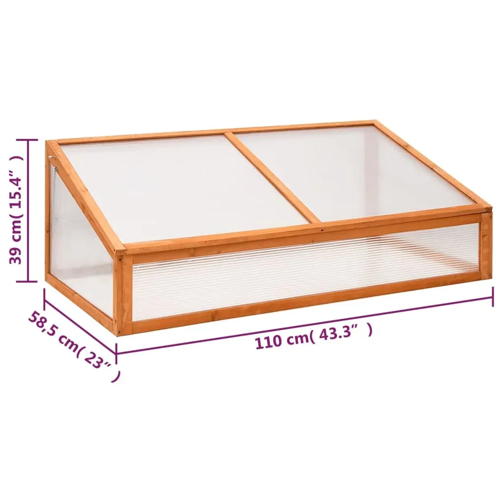 Greenhouse 110x58.5x39 cm Fir Wood Price
