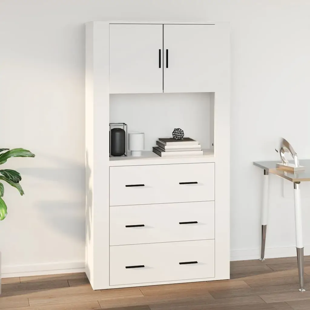 Wall Cabinet 80x33x80 cm Engineered Wood Price