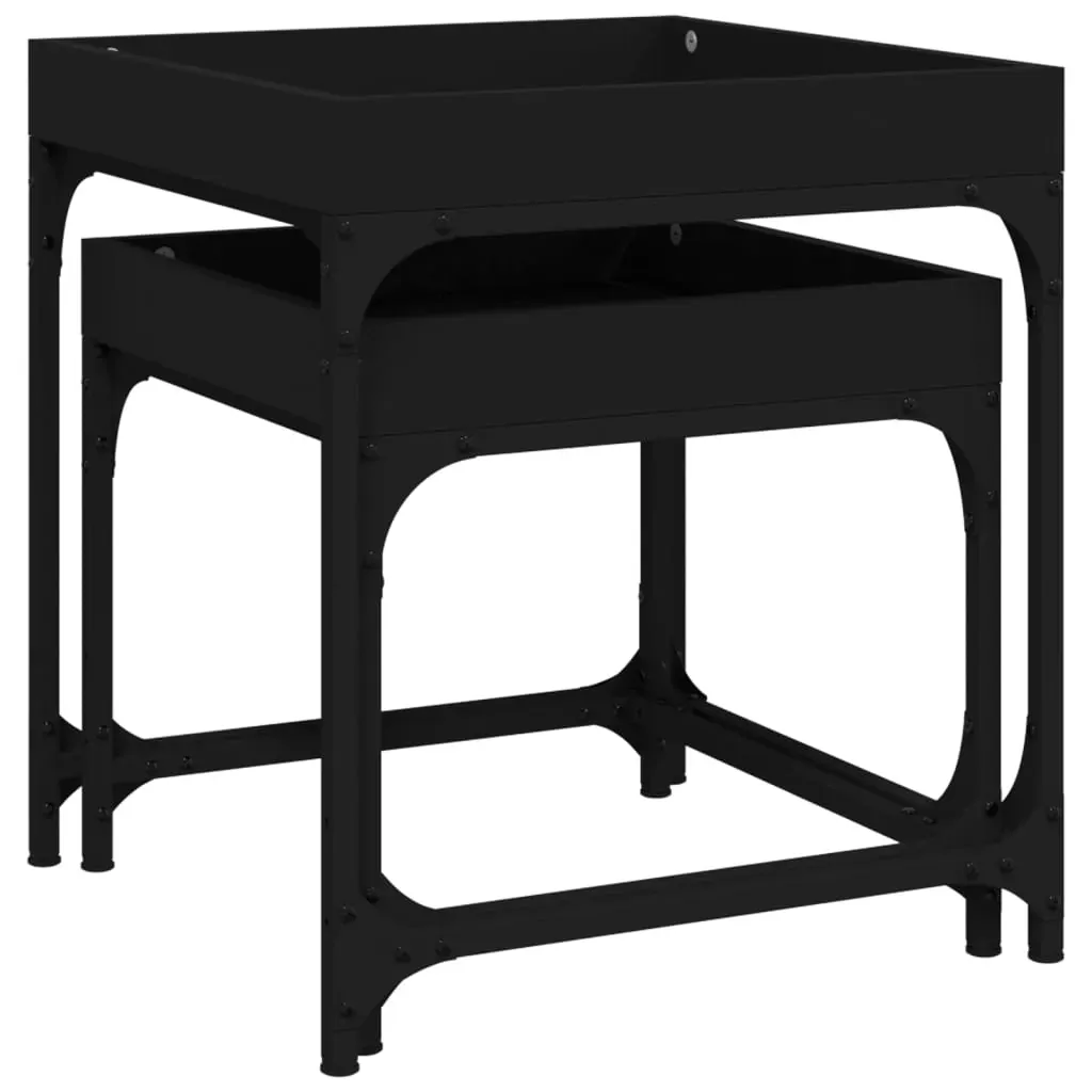 Patcham Side Tables 2 pcs Engineered Wood Price