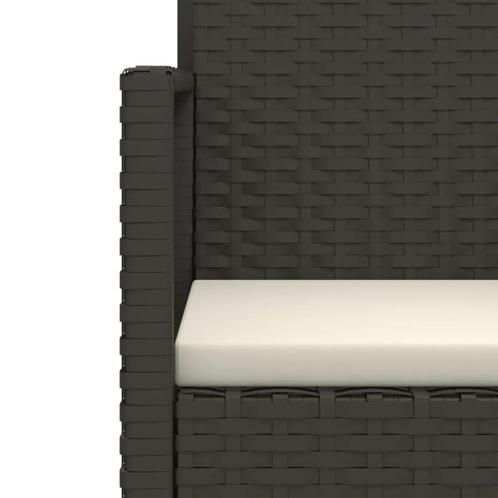 Garden Armchair with Cushion Poly Rattan Price