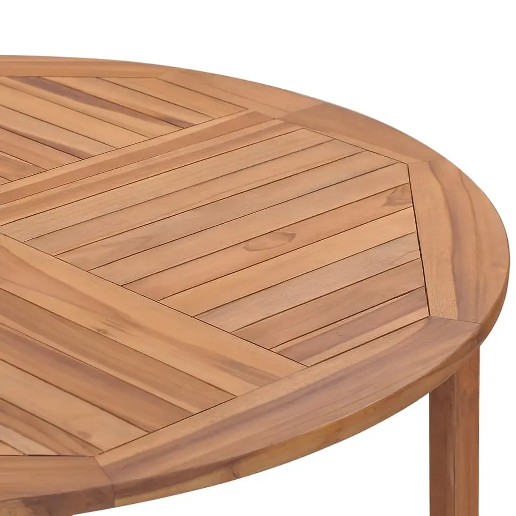Garden Dining Table 110x75 cm Solid Wood Teak Price