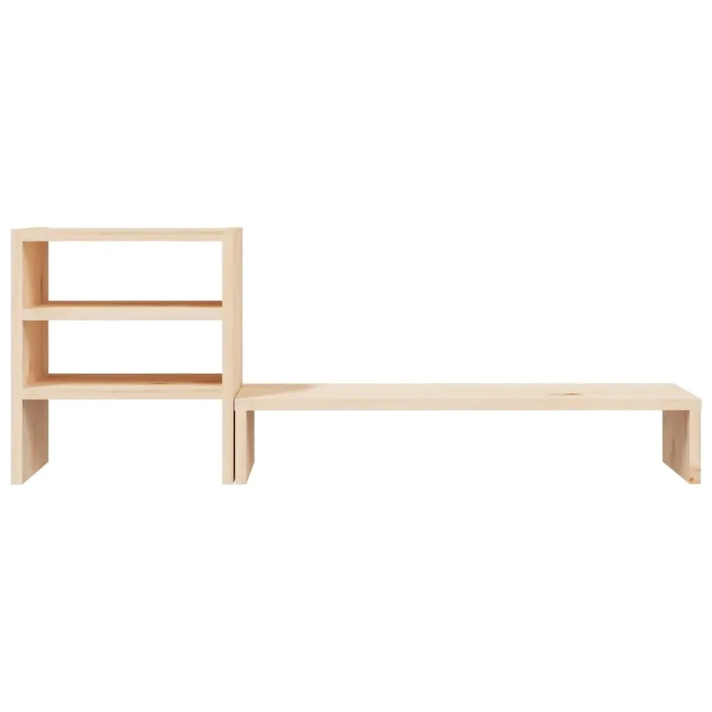 Monitor Stand 81x20x30 cm Solid Pine Wood Price