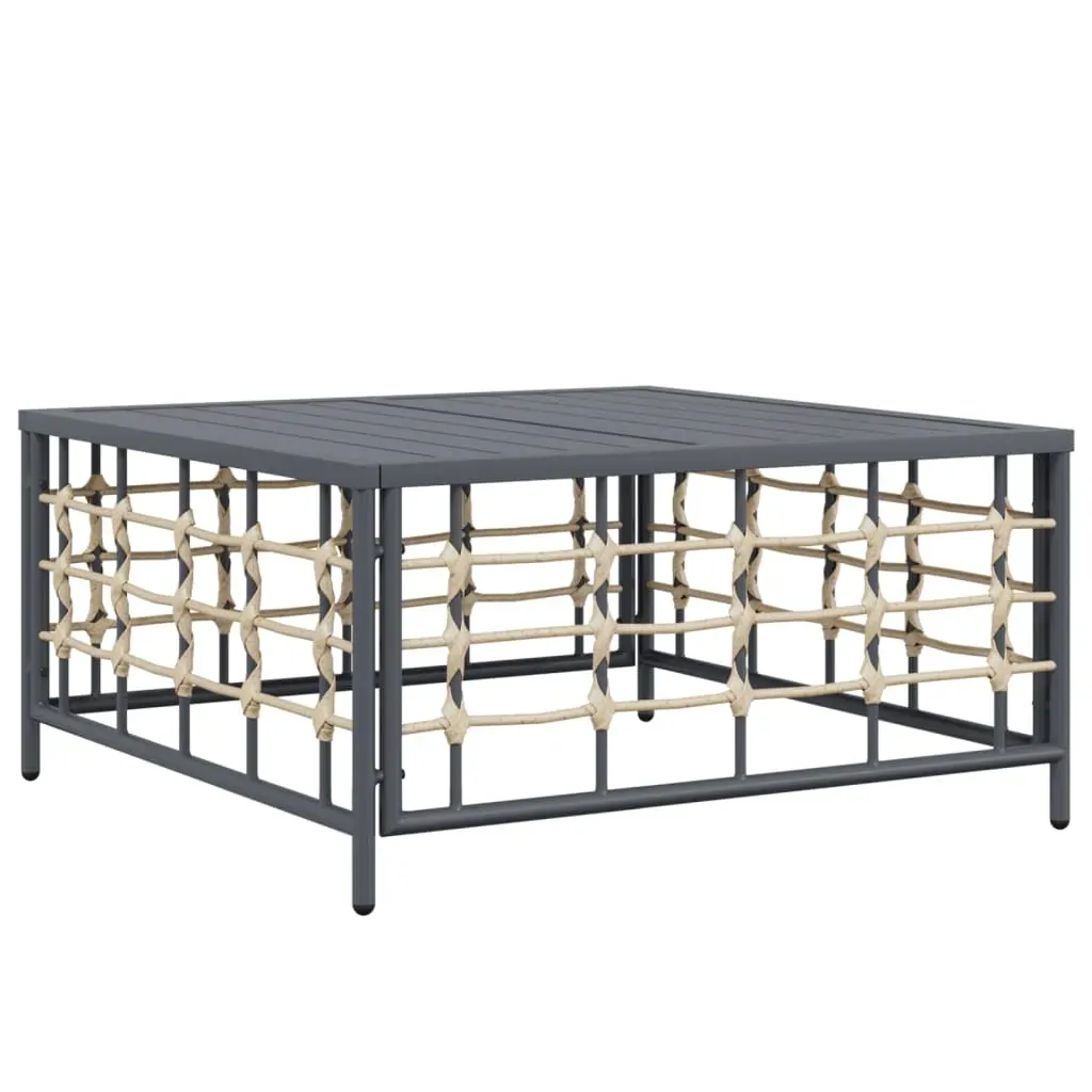 10 Piece Garden Lounge Set With Cushions Anthracite Poly Rattan Price