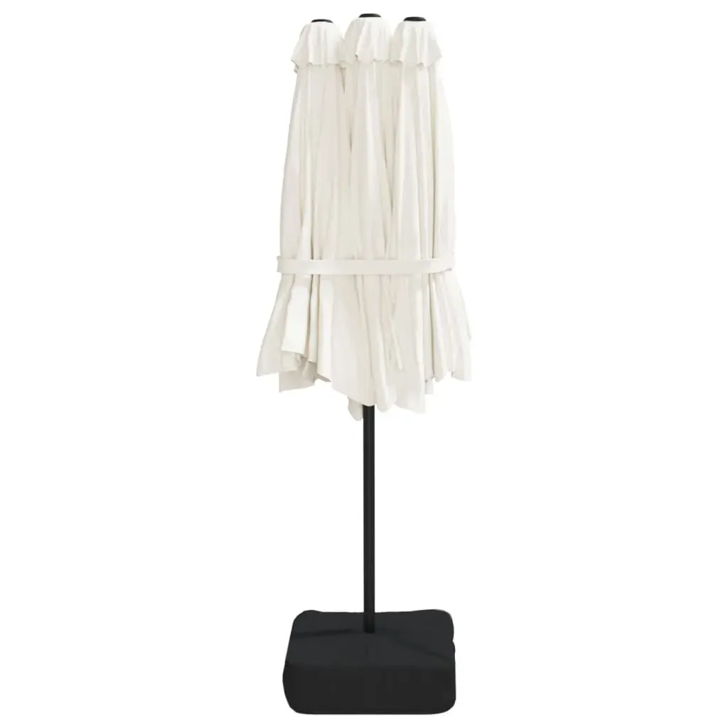 Double-Head Parasol with LEDs 449x245 cm Price