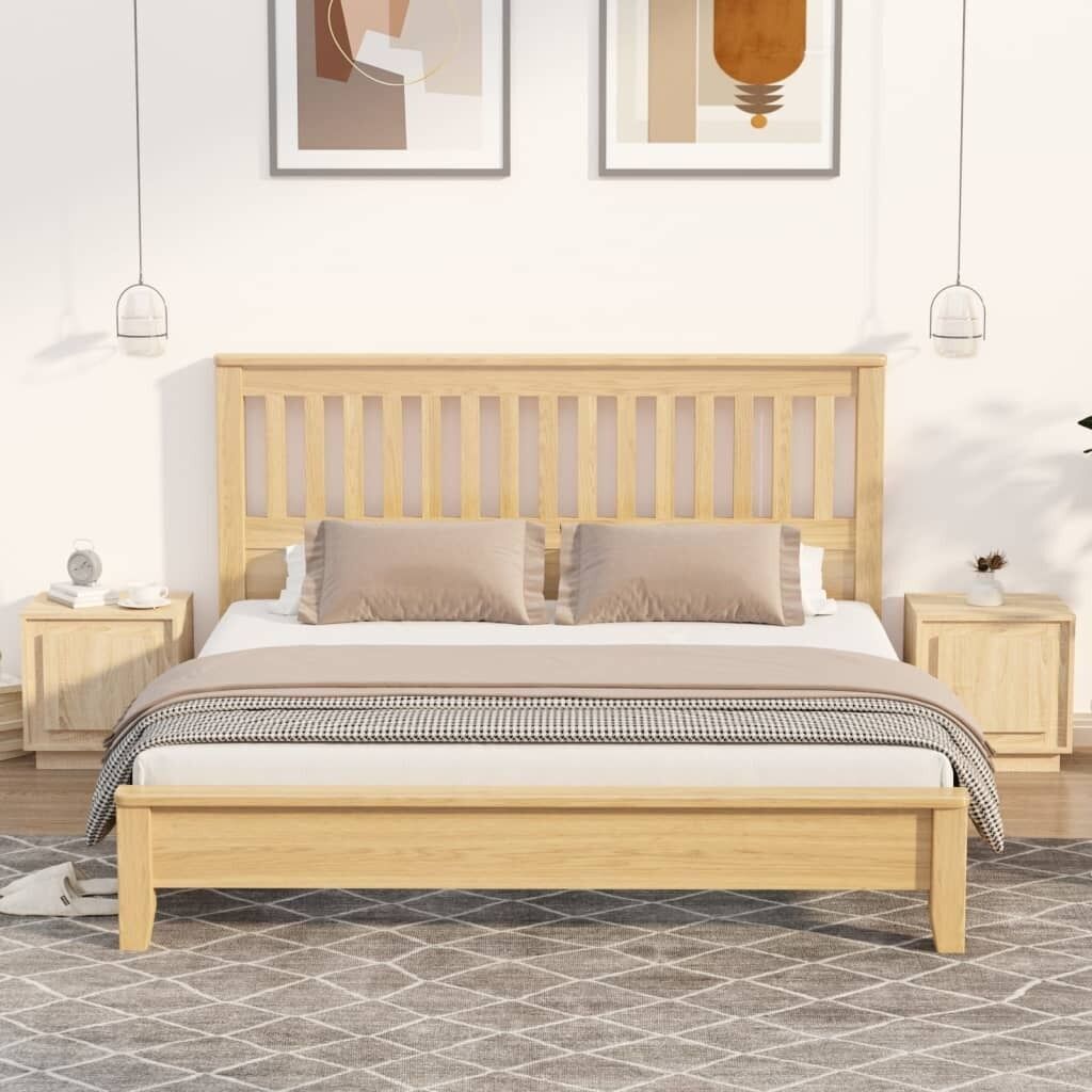 Bedside Cabinet White 44x35x45 cm Engineered Wood Price