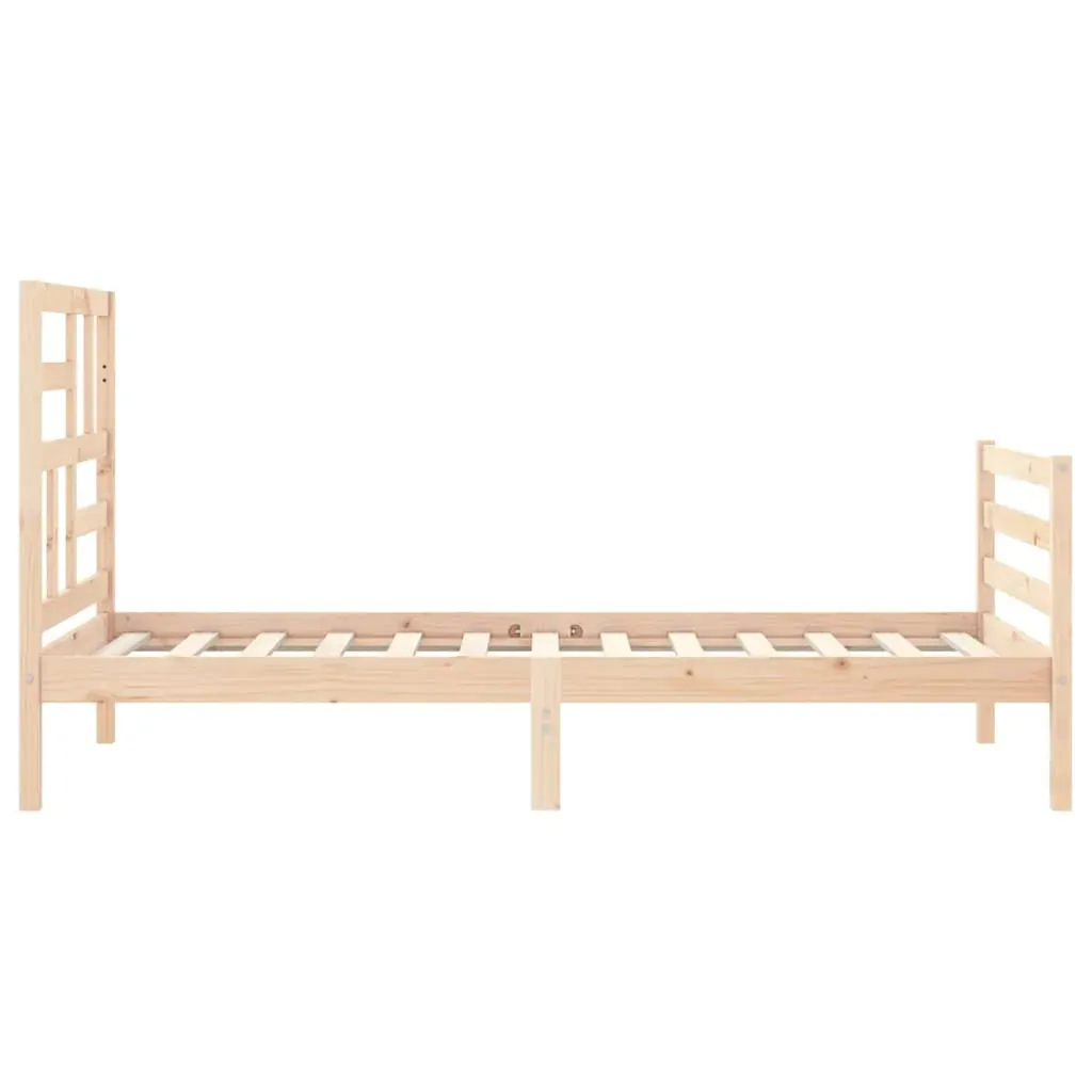 Bed Frame with Headboard Solid Wood Price
