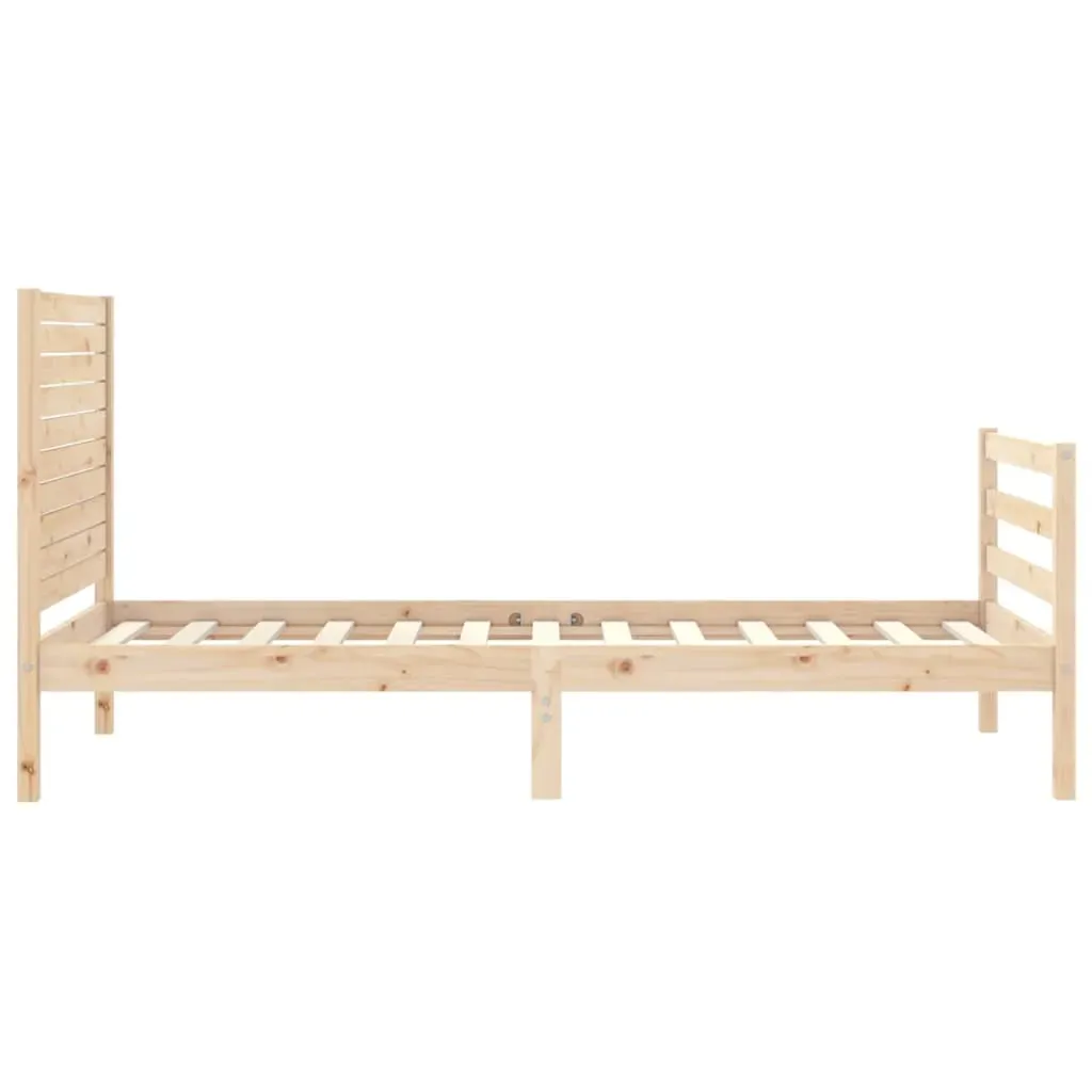 Bed Frame with Headboard Solid Wood Price