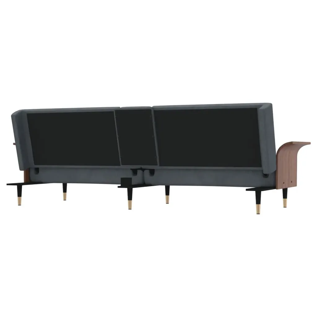 Sofa Bed with Cup Holders Velvet Price