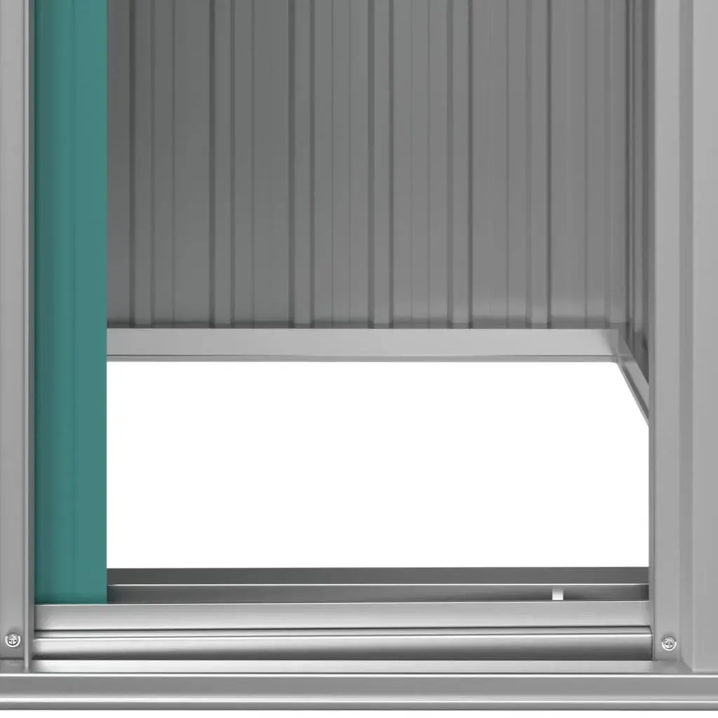 Garden Shed 126x97.5x177 cm Galvanised Steel Price