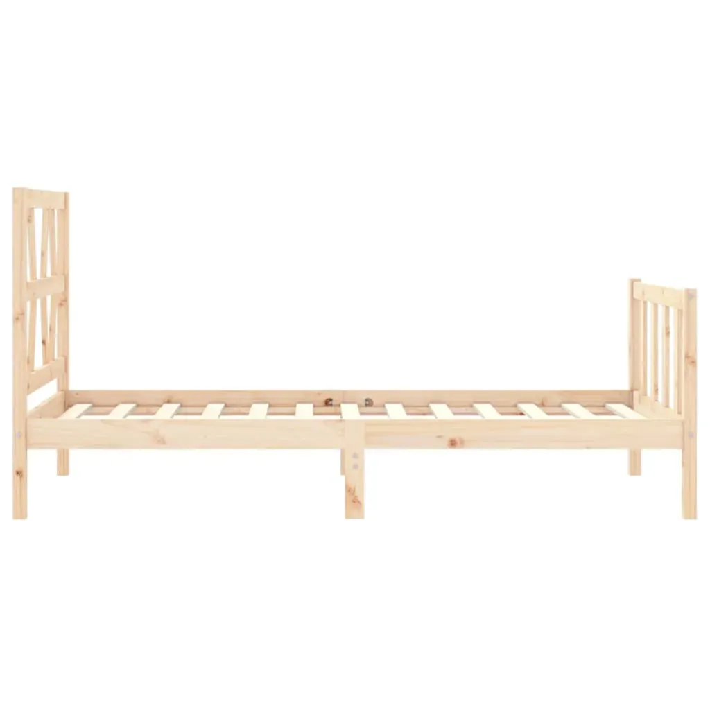 Bed Frame with Headboard Solid Wood Price