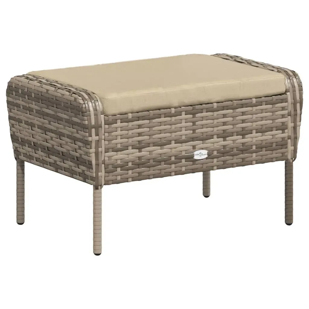 Garden Chair with Footstool Poly Rattan Price