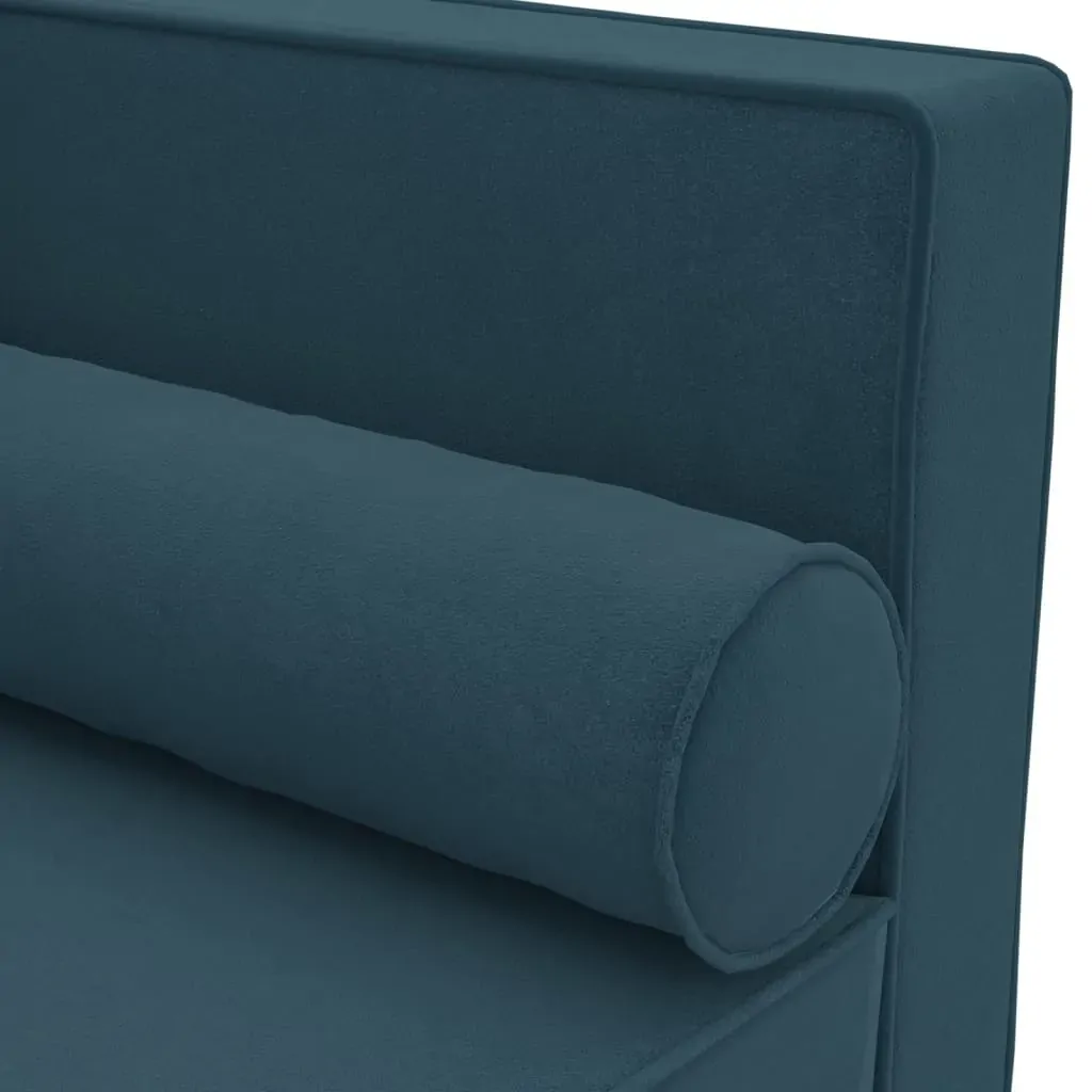 Chaise Lounge with Cushions and Bolster Velvet Price