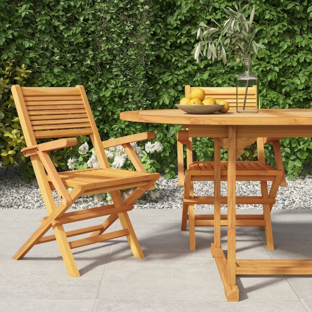 Folding Garden Chairs 47x62x90 cm Solid Wood Teak Price