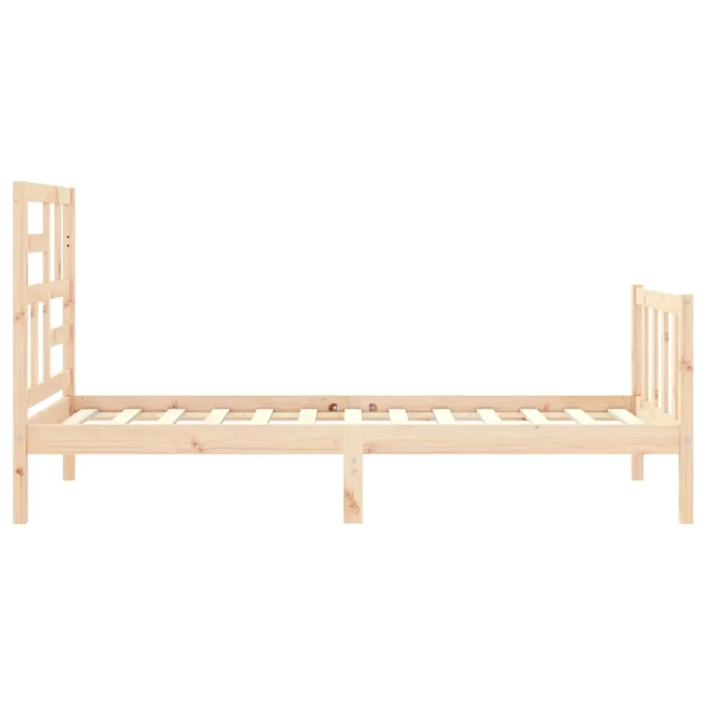 Bed Frame with Headboard Solid Wood Price