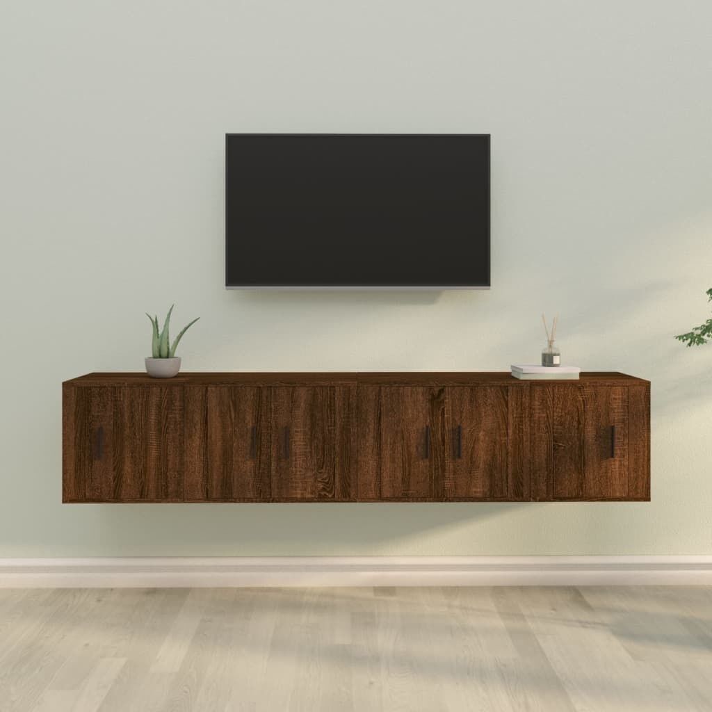 4 Piece TV Cabinet Set Engineered Wood Price