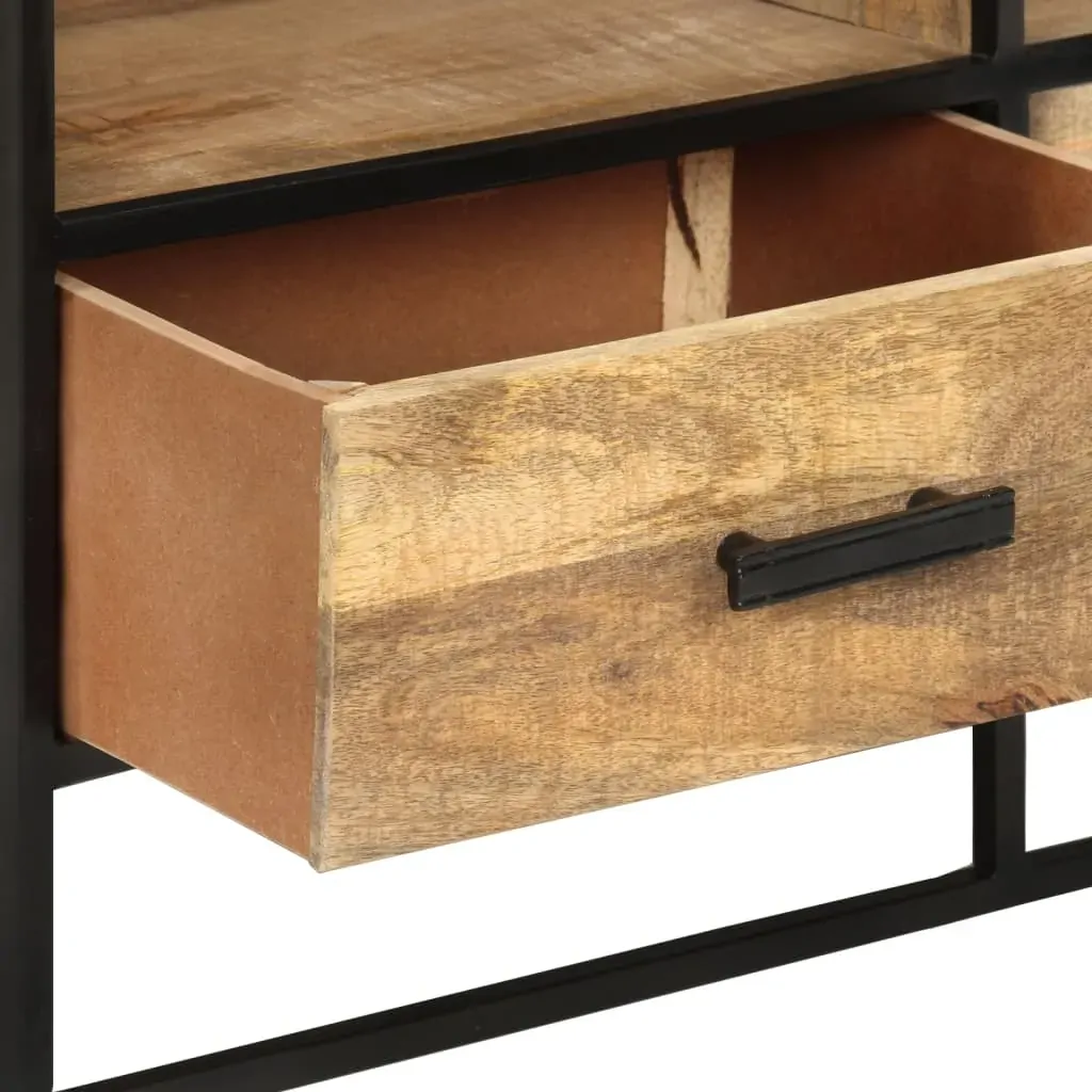 TV Cabinet 110x30x45 cm Rough Mango Wood Price