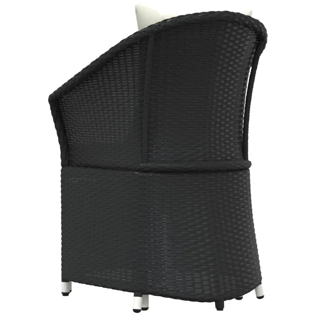 2 Piece Garden Lounge Set with Cushions Poly Rattan Price