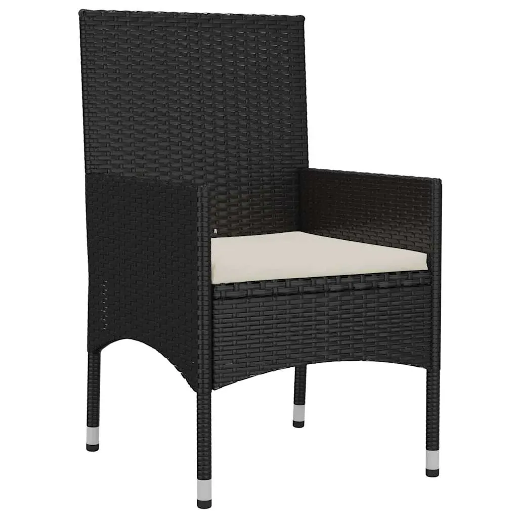 4 Piece Garden Lounge Set with Cushions Poly Rattan Price