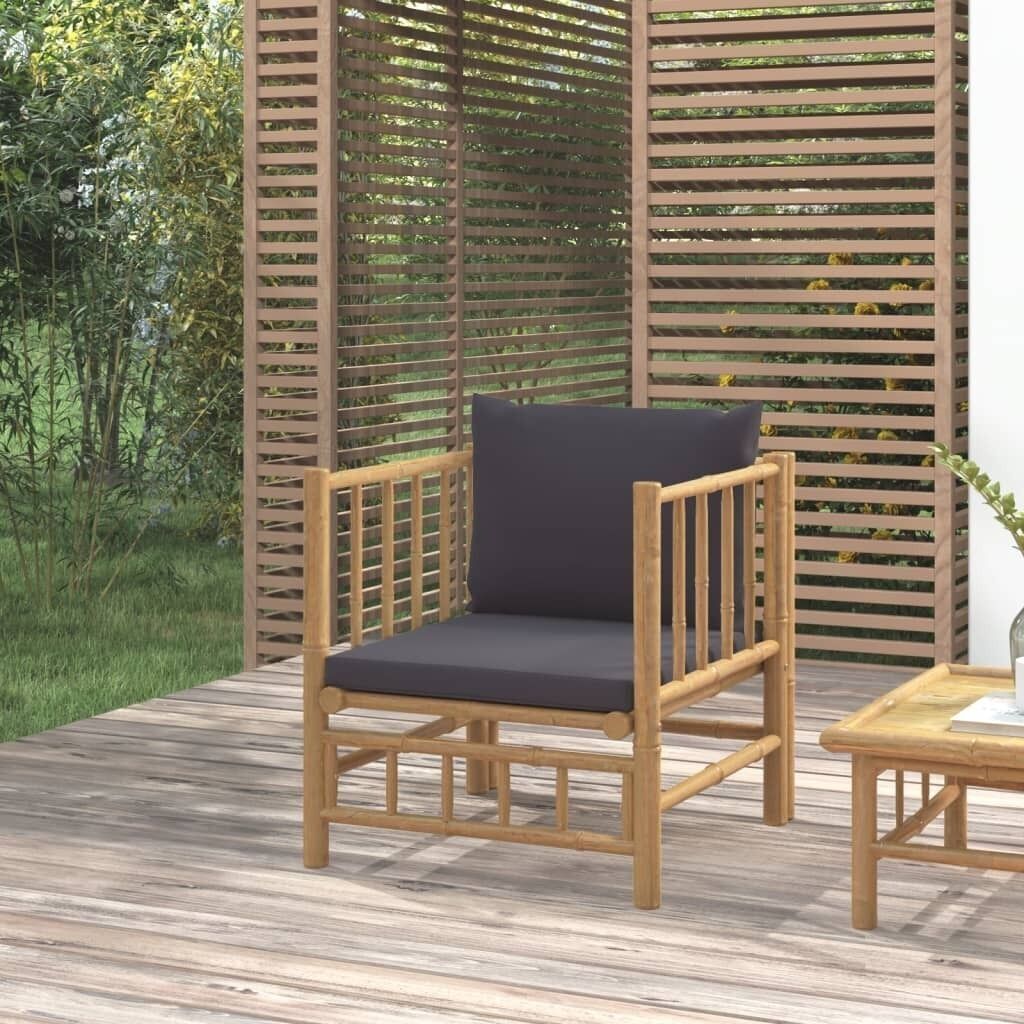Garden Lounge Set with Cushions Bamboo Price