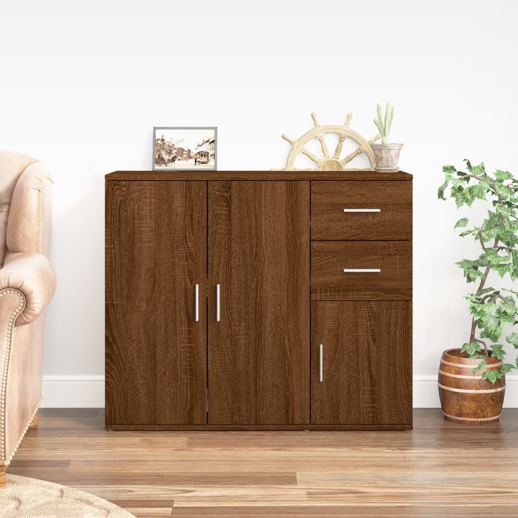 Sideboard 91x29.5x75 cm Engineered Wood Price