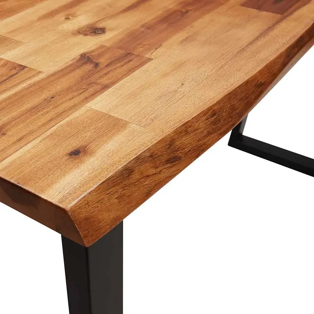 Console Table with Live Edge Solid Wood Acacia Price