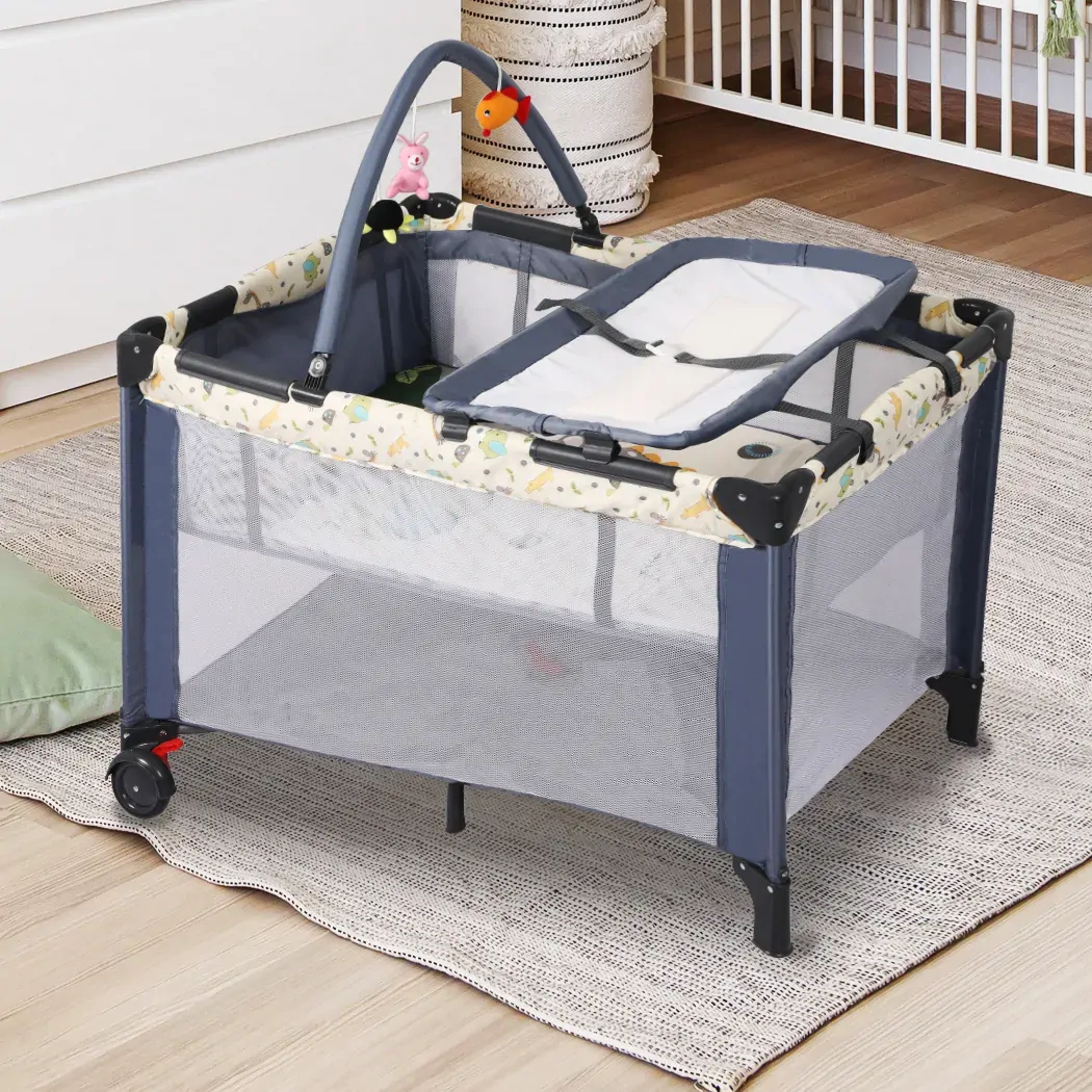 Baby Cot Bed Crib Bedding Set Bassinet Grey Price