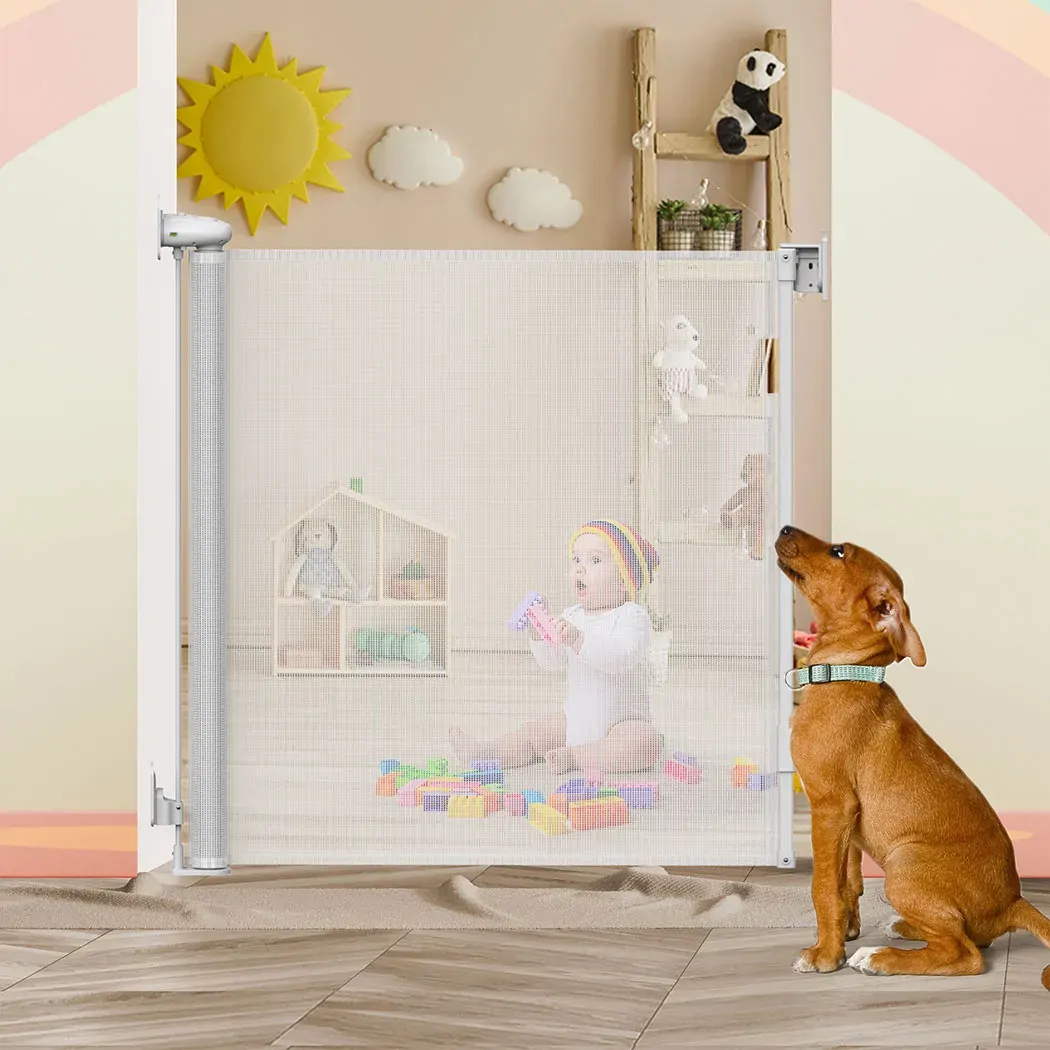 Retractable Baby Safety Gates 150cm White 150 cm Price