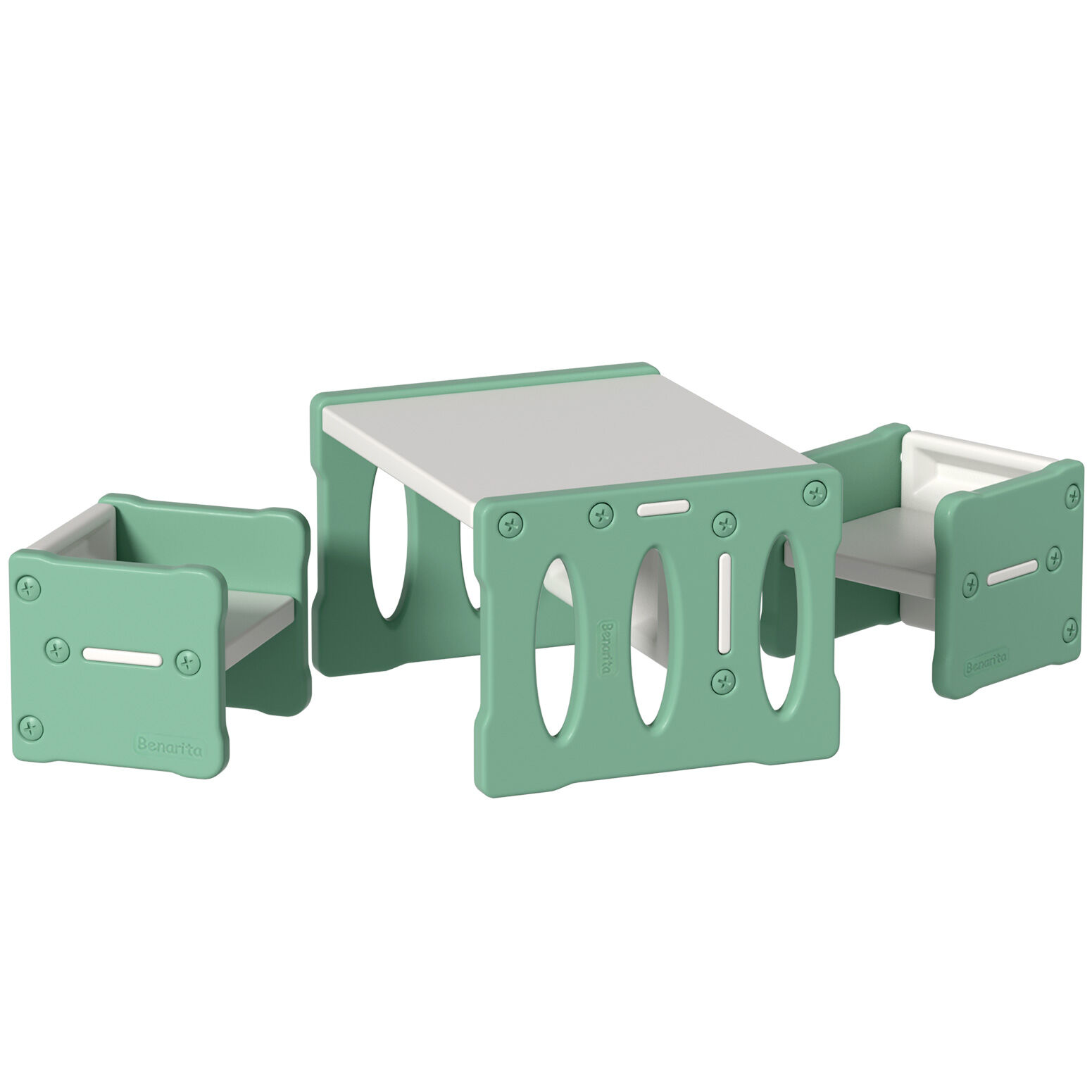 3PCS Kids Table and Chairs Set HDPE Price