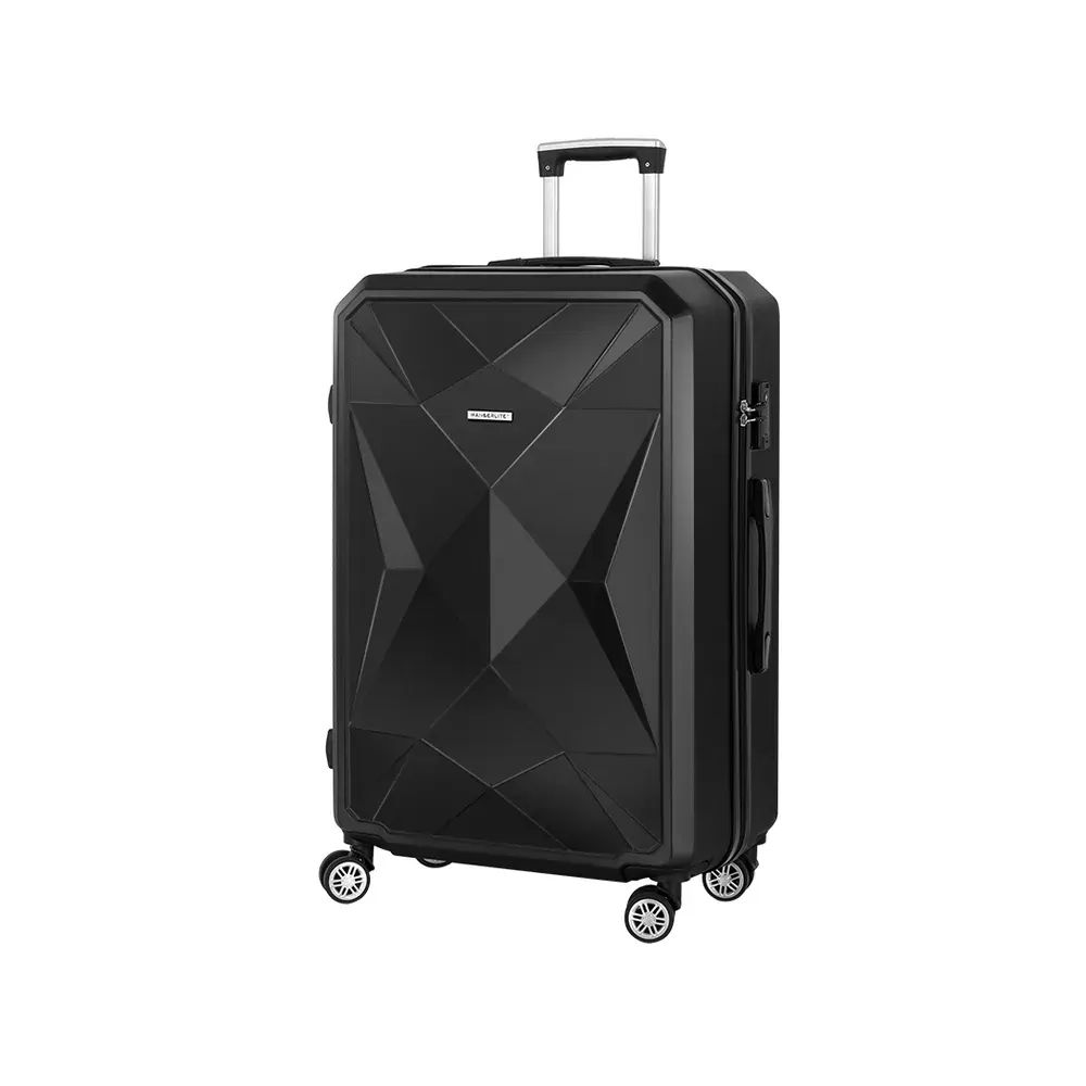 28" 75cm Luggage Trolley Travel Suitcase Carry On Storage TSA Hardshell Black Price