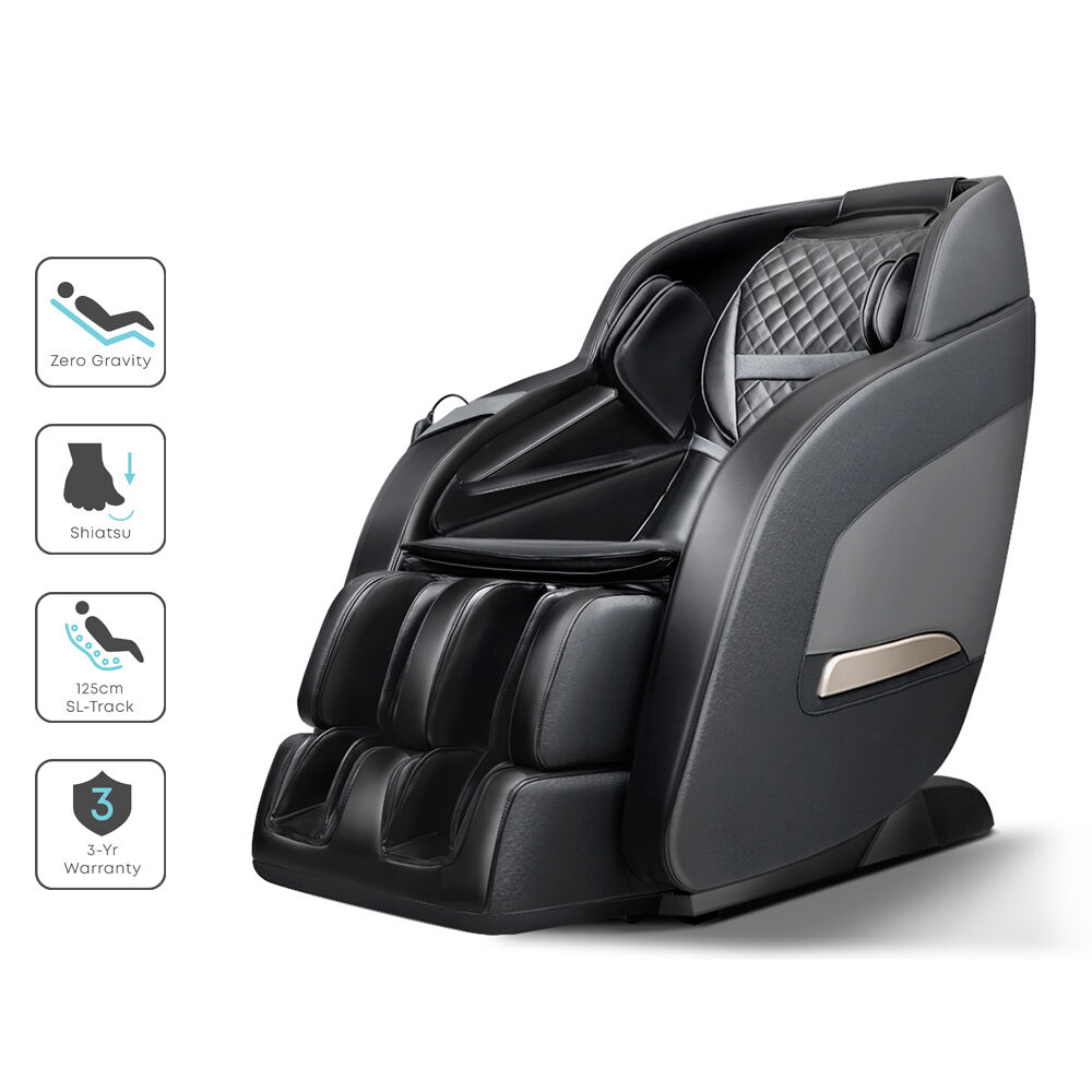 Livemor Massage Chair Electric Recliner Massager Black Decima Price