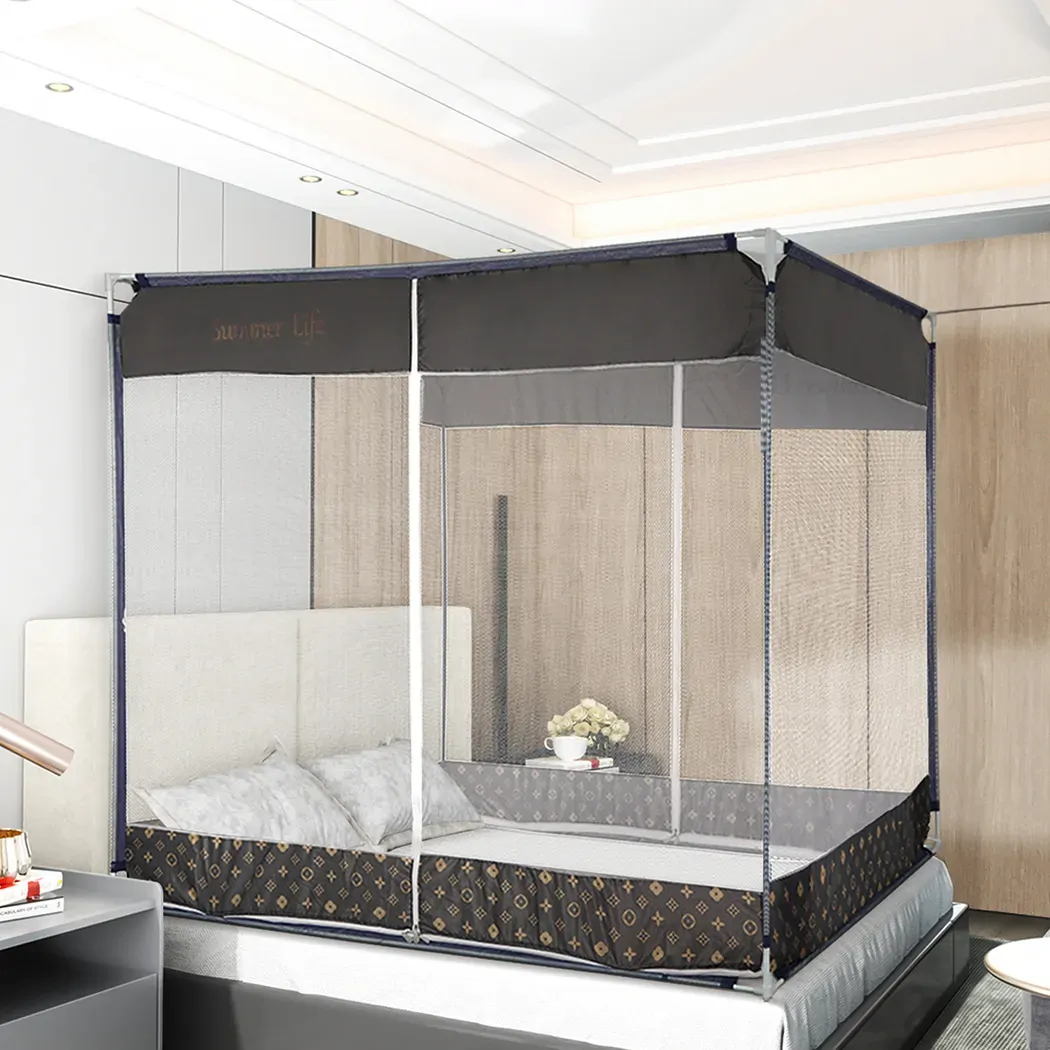 Mosquito Bed Nets Foldable Canopy Square Grey Price