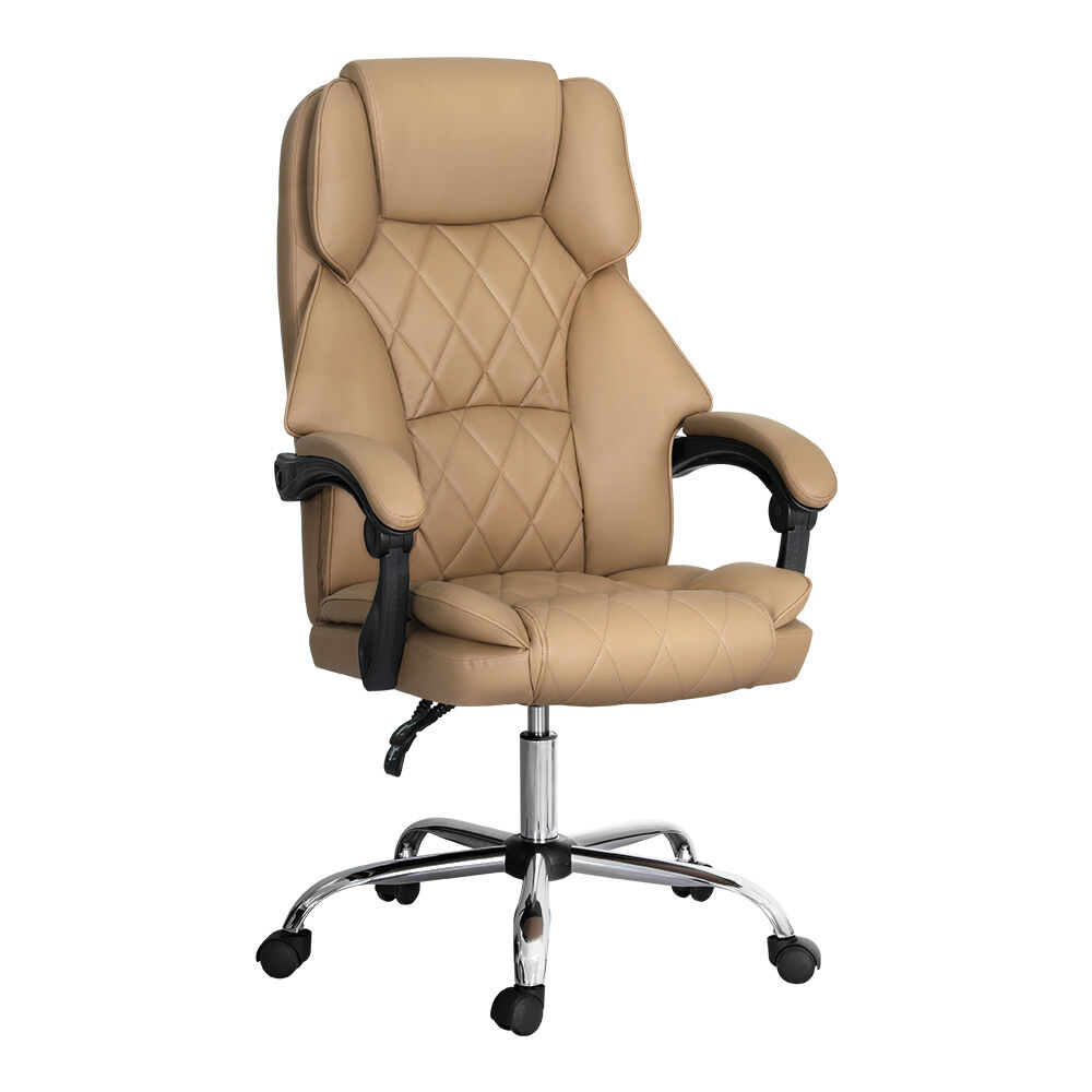 Artiss Executive Office Chair Leather Recliner Espresso Price