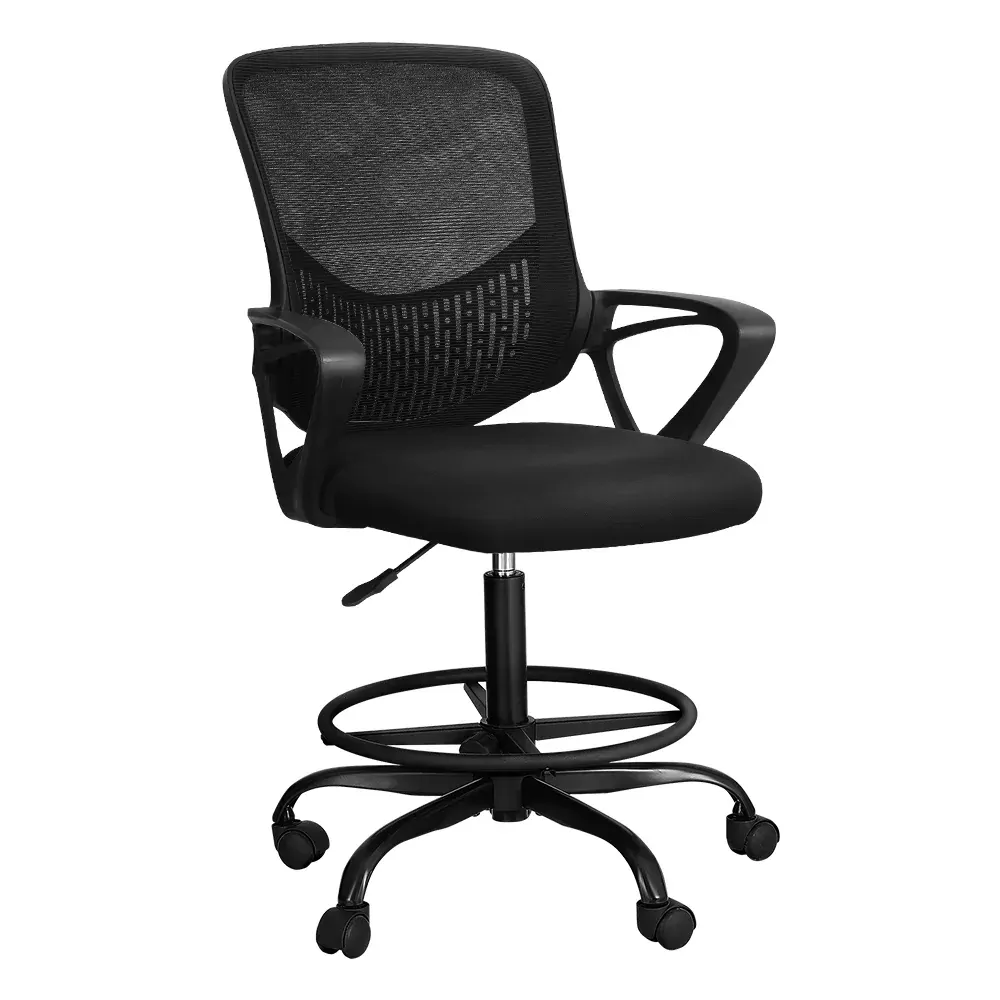 Office Chair Drafting Stool Computer Standing Desk Mesh Chairs Black Price