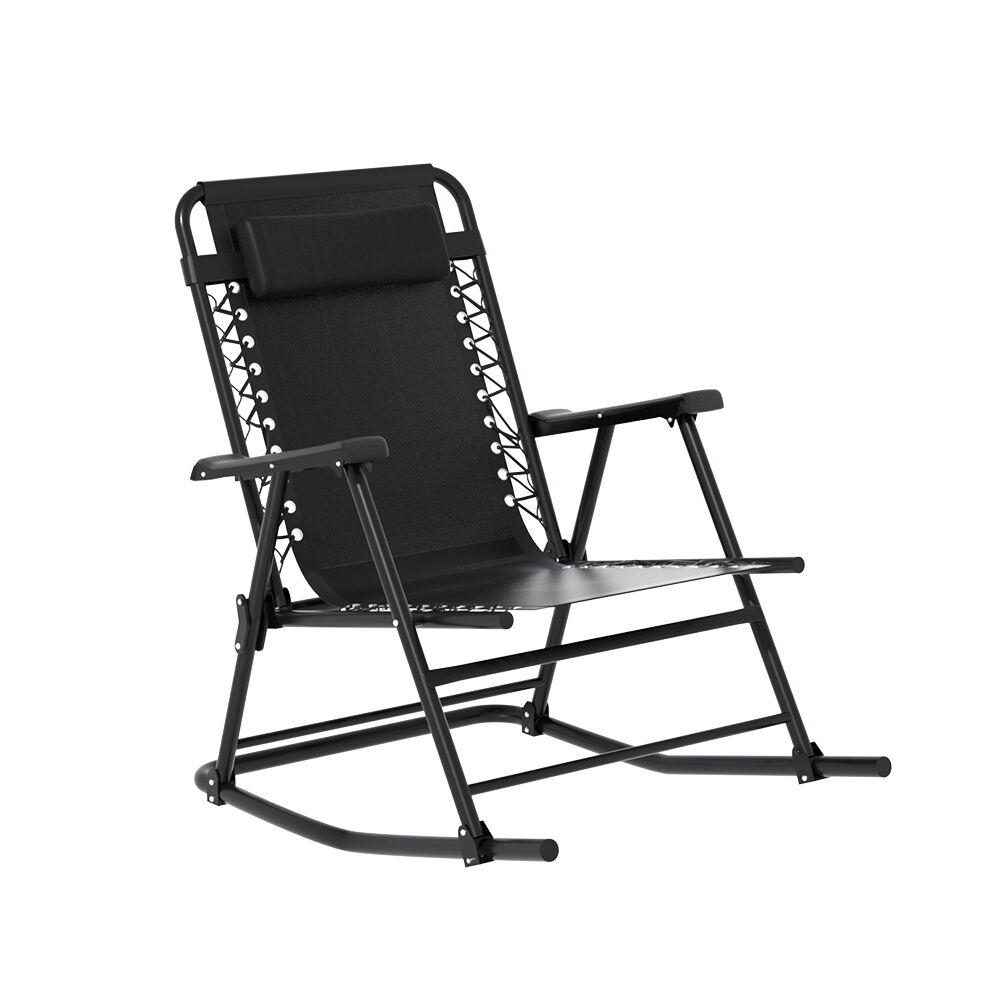 Gardeon Outdoor Rocking Chair Folding Reclining Recliner Patio Furniture Garden Price