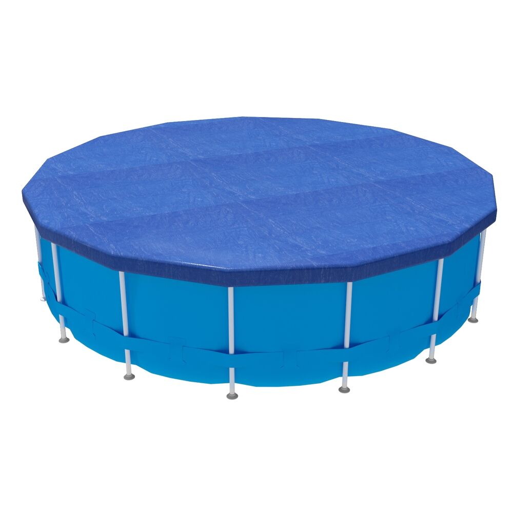 Aquabuddy Pool Cover Fit 3.66m Round Above-ground Swimming Pool Blanket Blue Price
