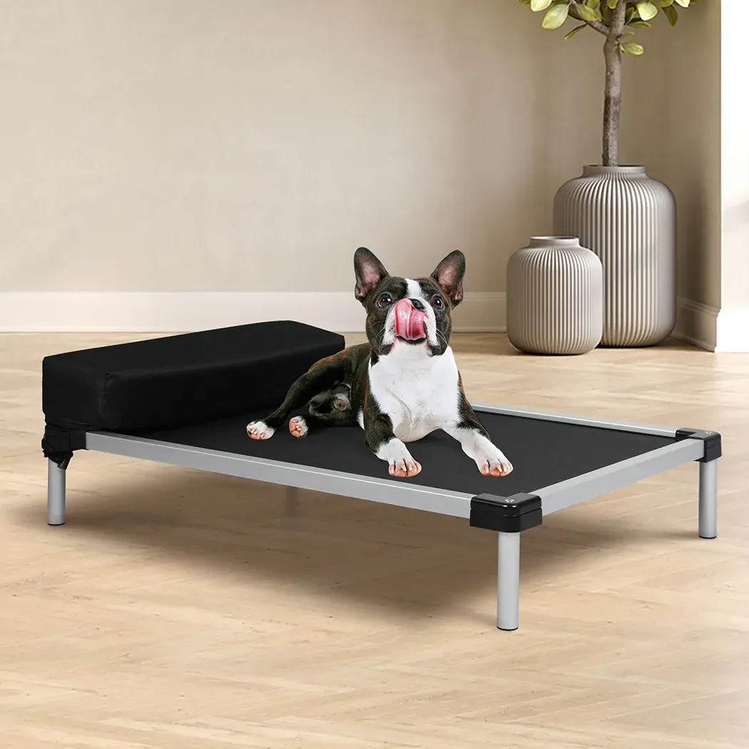Pet Trampoline Aluminium Frame M Black Medium Price