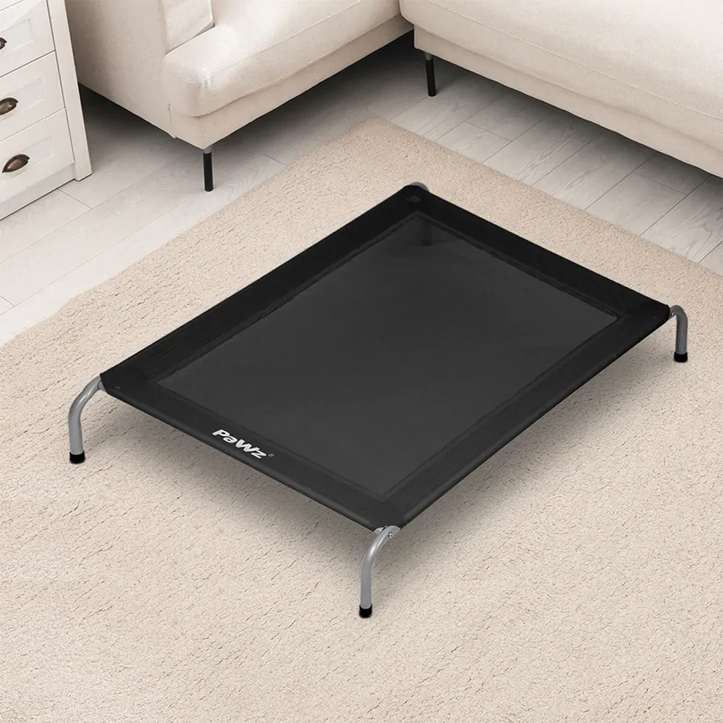 Elevated Trampoline Pet Bed Dog XL Black X-Large Price