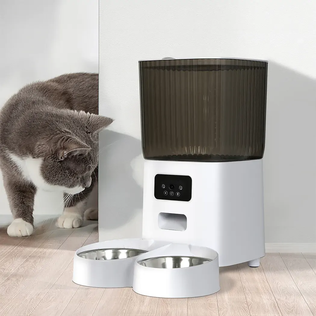 5L Auto Pet Feeder Automatic Camera Wi-Fi White Price