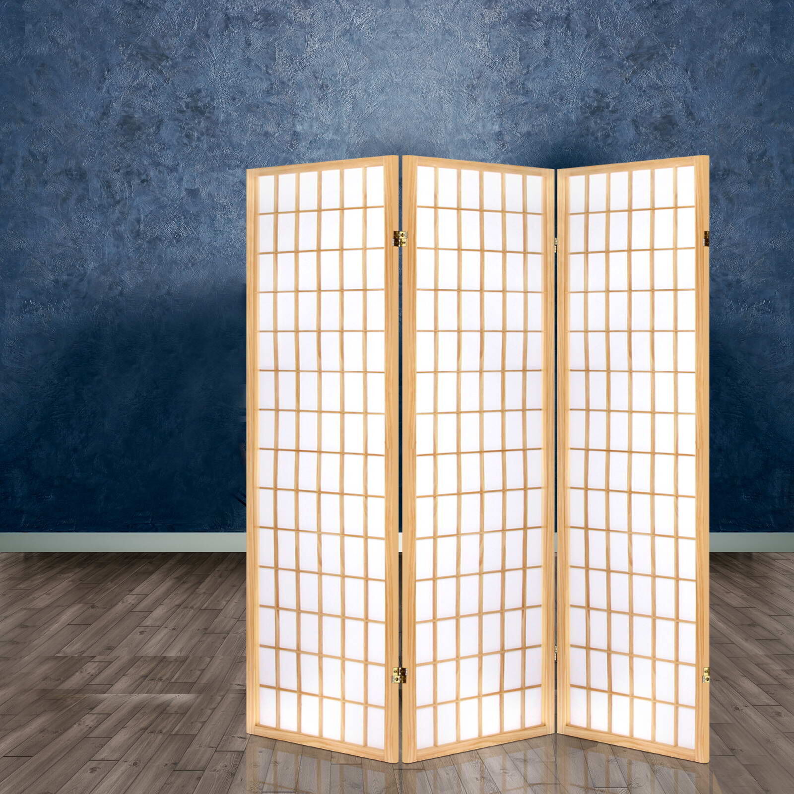 Artiss 3 Panel Room Divider Screen 131x179cm Natural Price